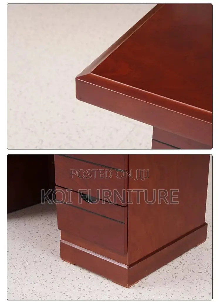 Office Desk; 1.4 Meters Mahogany Executive Desk With Execellent Finish