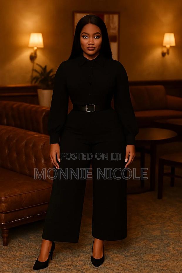 Plain Coloured Jumpsuit - thumbnail 2