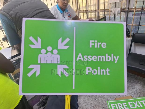 Fire Assembly Point Sign.