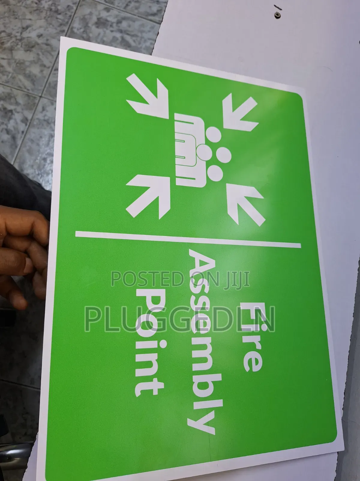 Fire Assembly Point Sign.