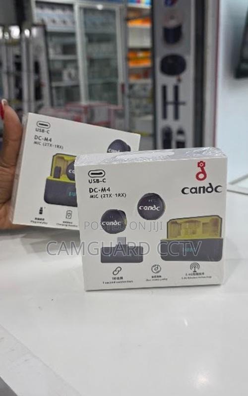 Candc Usb-C Wireless Lavalier Microphone Dc-M4 (2tx + 1rx