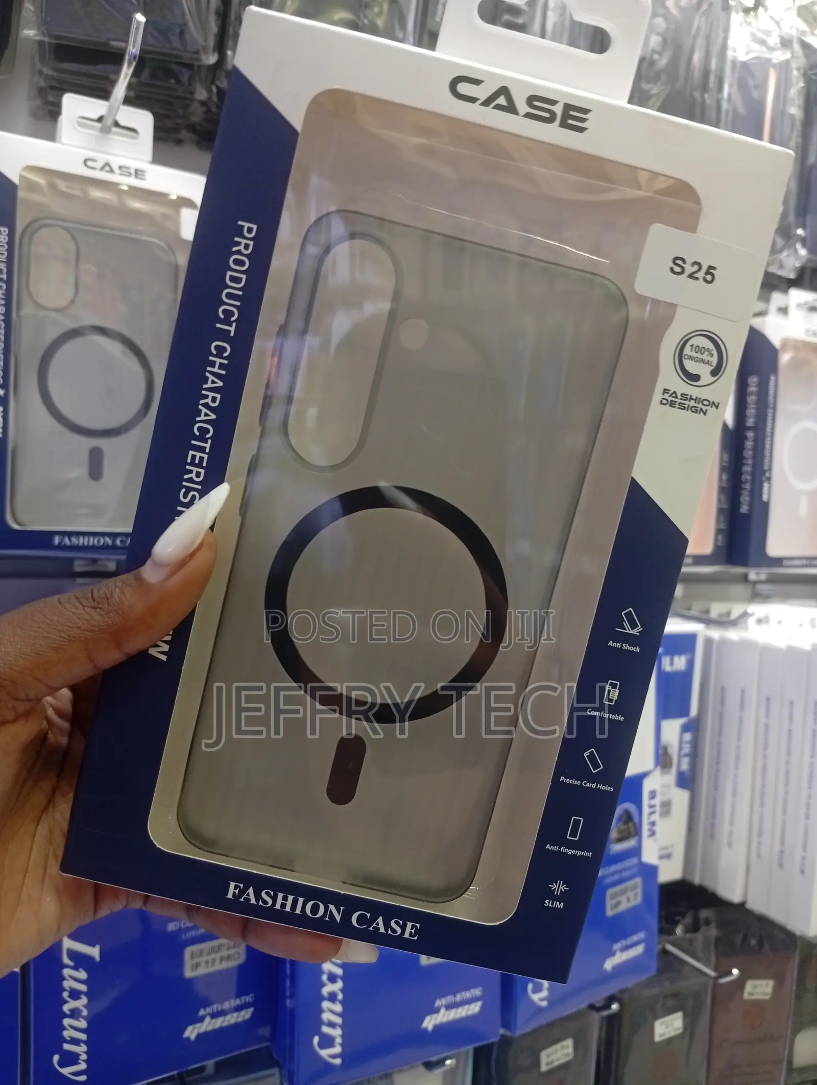 Samsung Galaxy S25 Plus Transparent Magnetic Protective Case