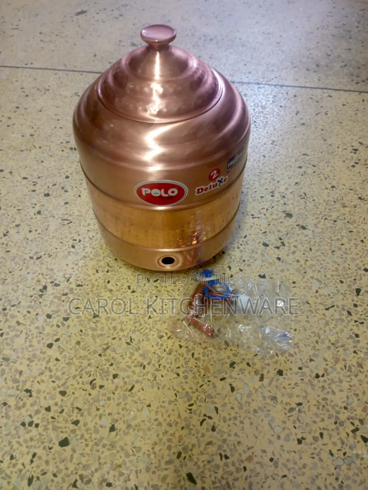 Copper Water Dispenser /7 Ltr Copper Water Pot