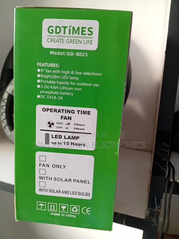 6" Rechargeable Box Fan - thumbnail 3