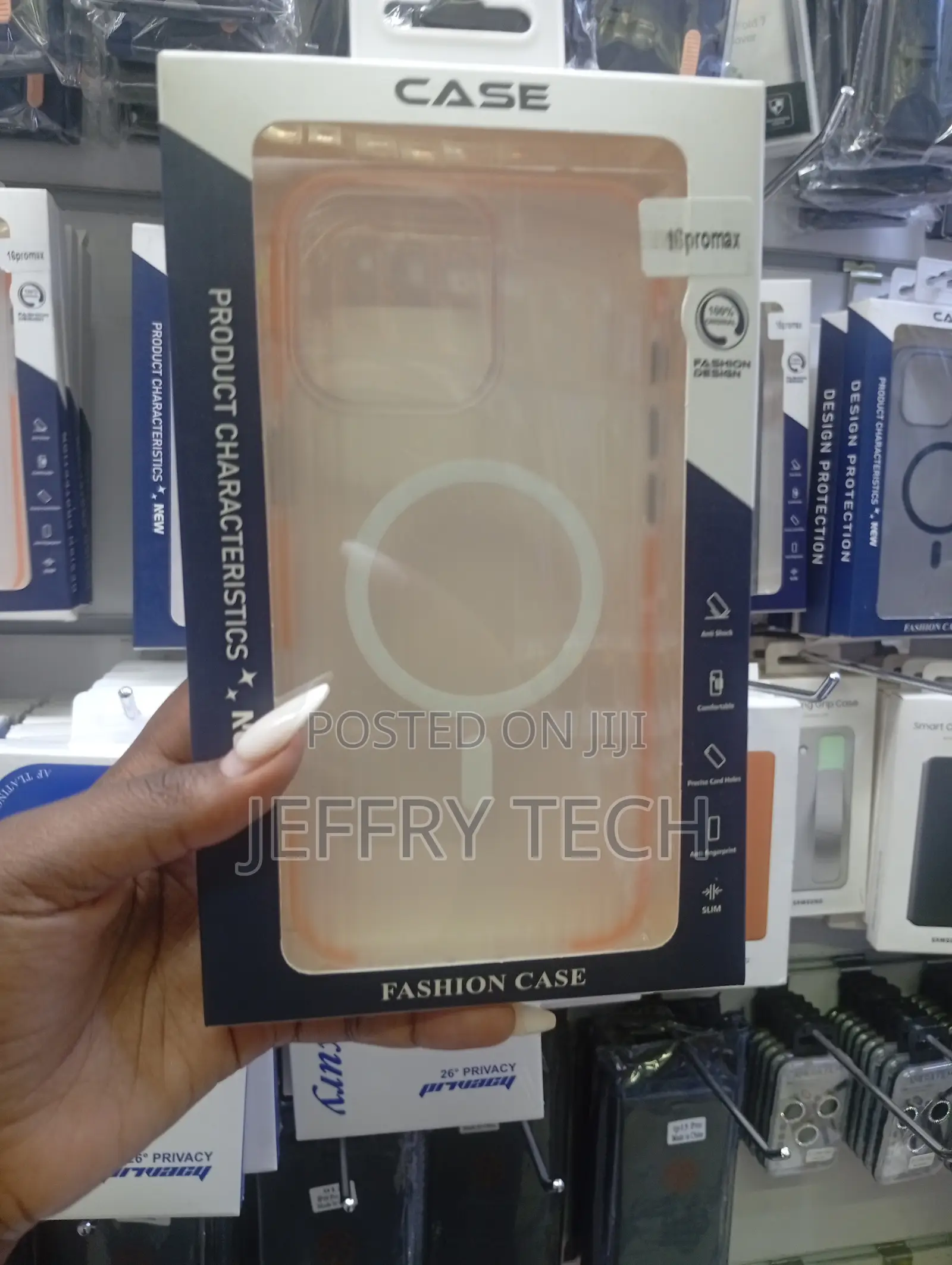 iPhone 16 Pro Max Clear Magsafe-Compatible "Fashion Case