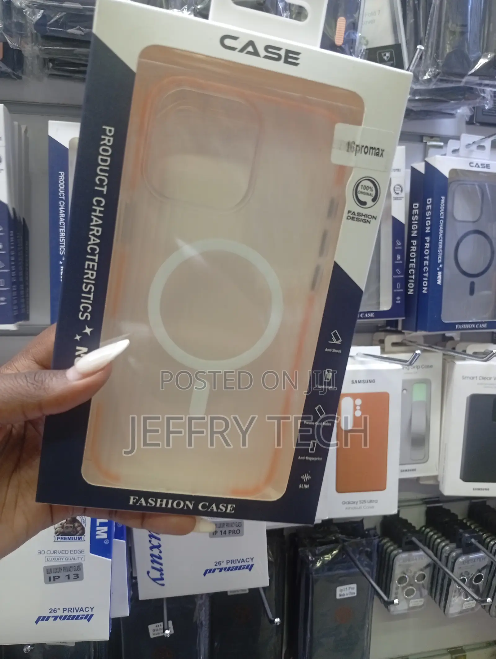 iPhone 16 Pro Max Clear Magsafe-Compatible "Fashion Case