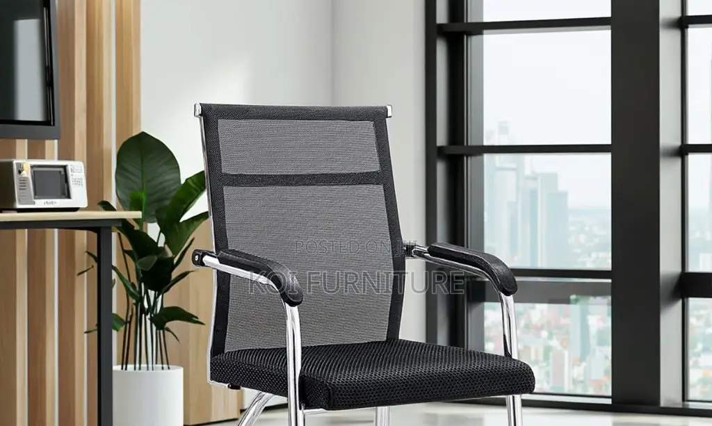 Office Chairs; Tawkk Office Chair With Mesh Backrest