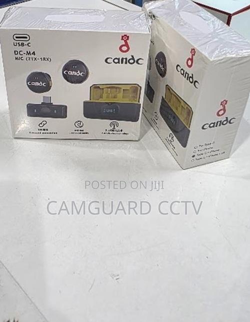 Candc Dual Wireless Clip-on Mic for iPhone Usb-C Devices Dc-M4