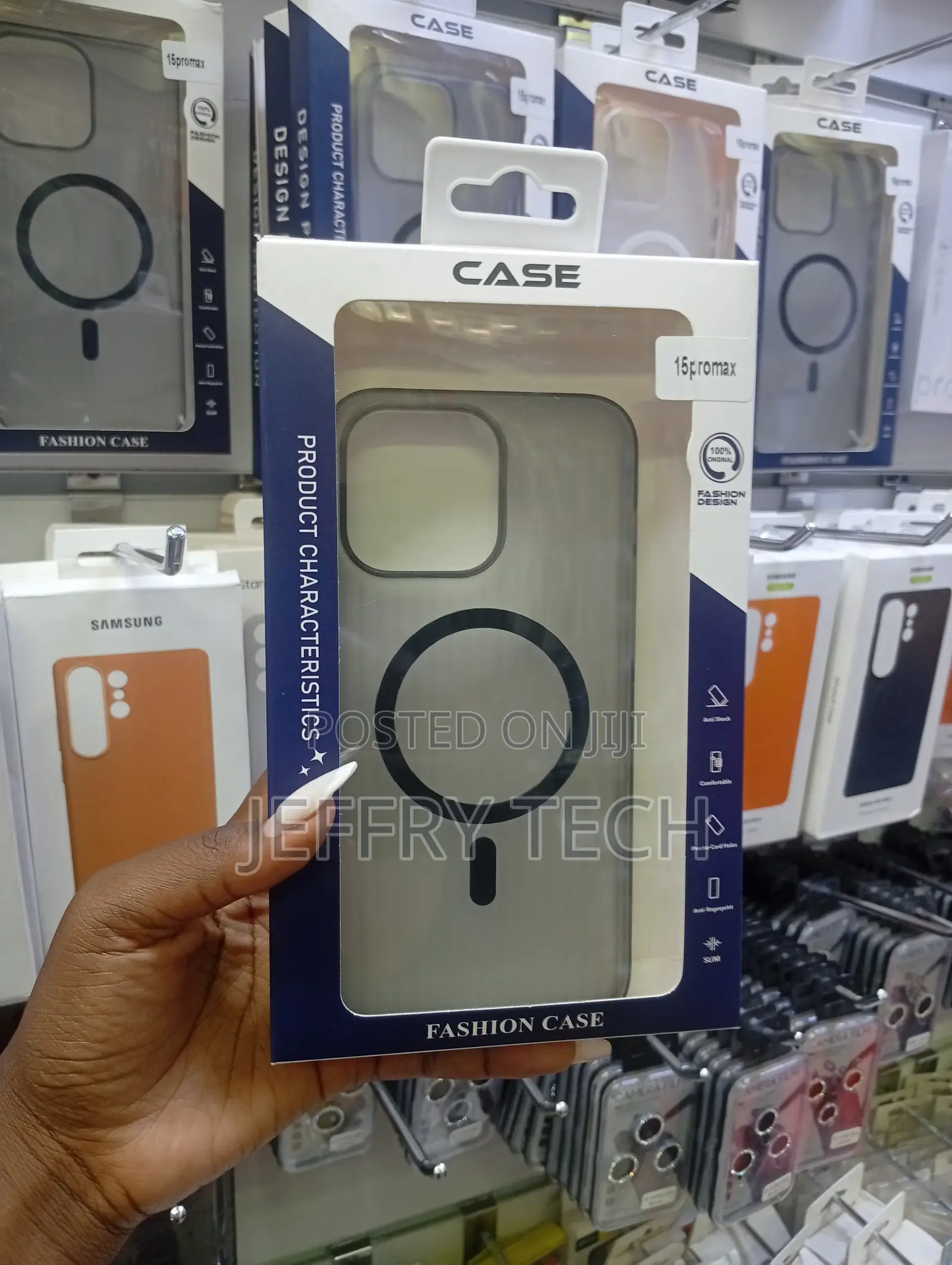 iPhone 15 Pro Max Amber Magnetic Protective Case