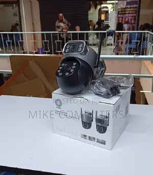 Dual Lens 4g Electric Model CCTV With Wide Coverage View, Two Way Talk