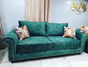 3 Seater Green Sofa
