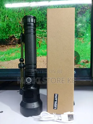 P70 Metallic Rechargeable Torch -Tactical Flashlight Zoom Torch