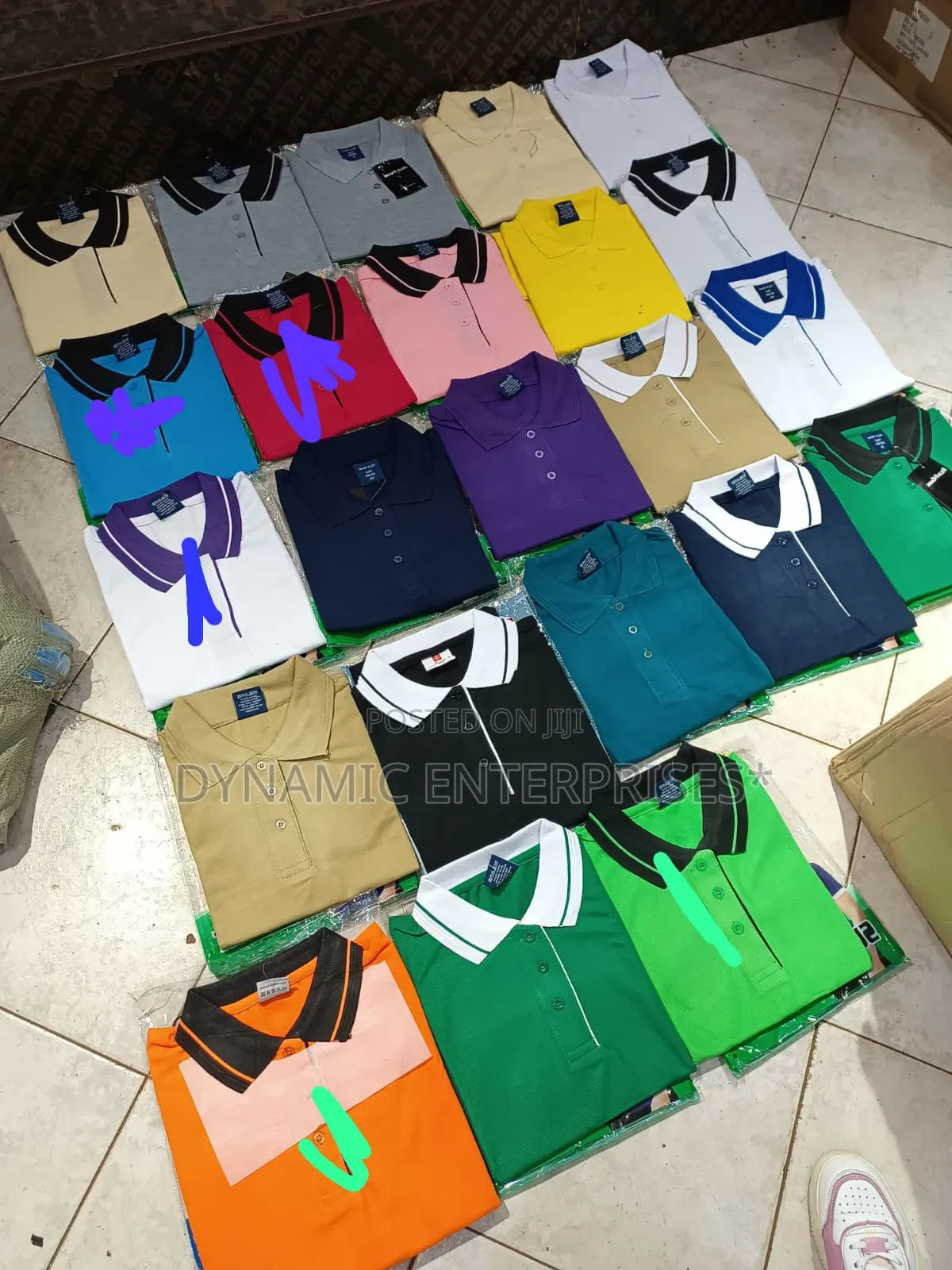 Polo T Shirt With Collar