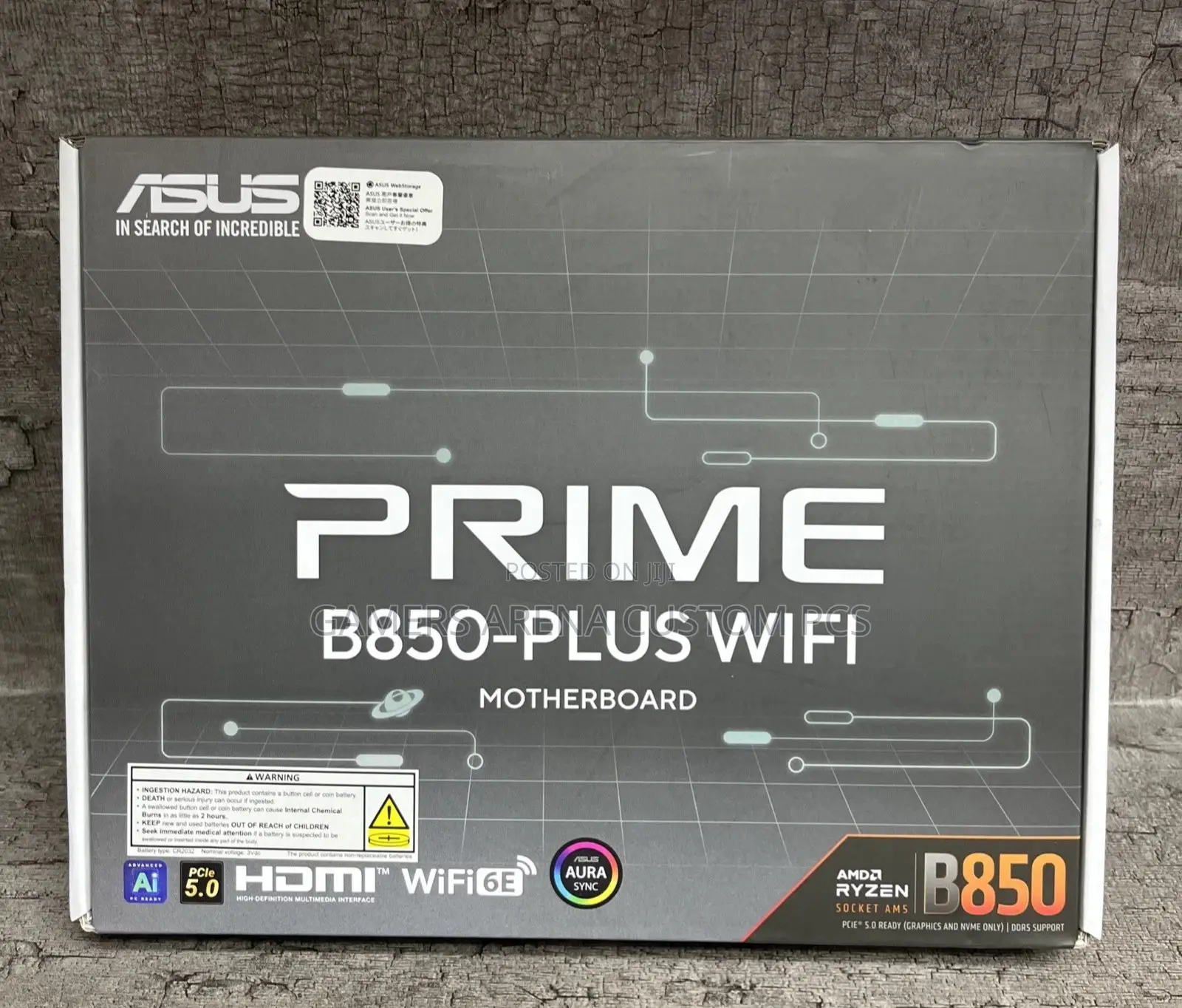 Asus Prime B850-Plus Wifi Amd Am5 Atx Gaming Motherboard