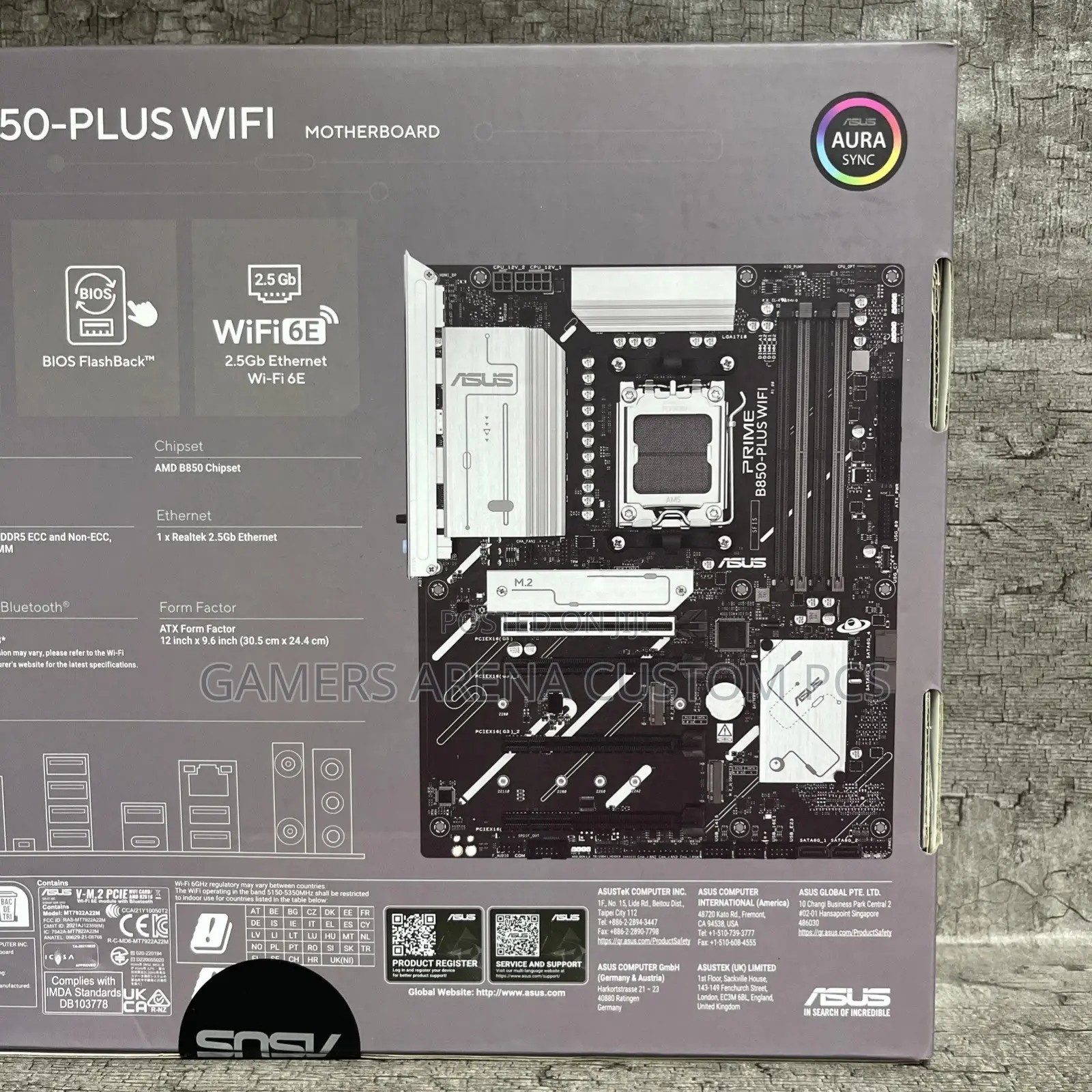 Asus Prime B850-Plus Wifi Amd Am5 Atx Gaming Motherboard
