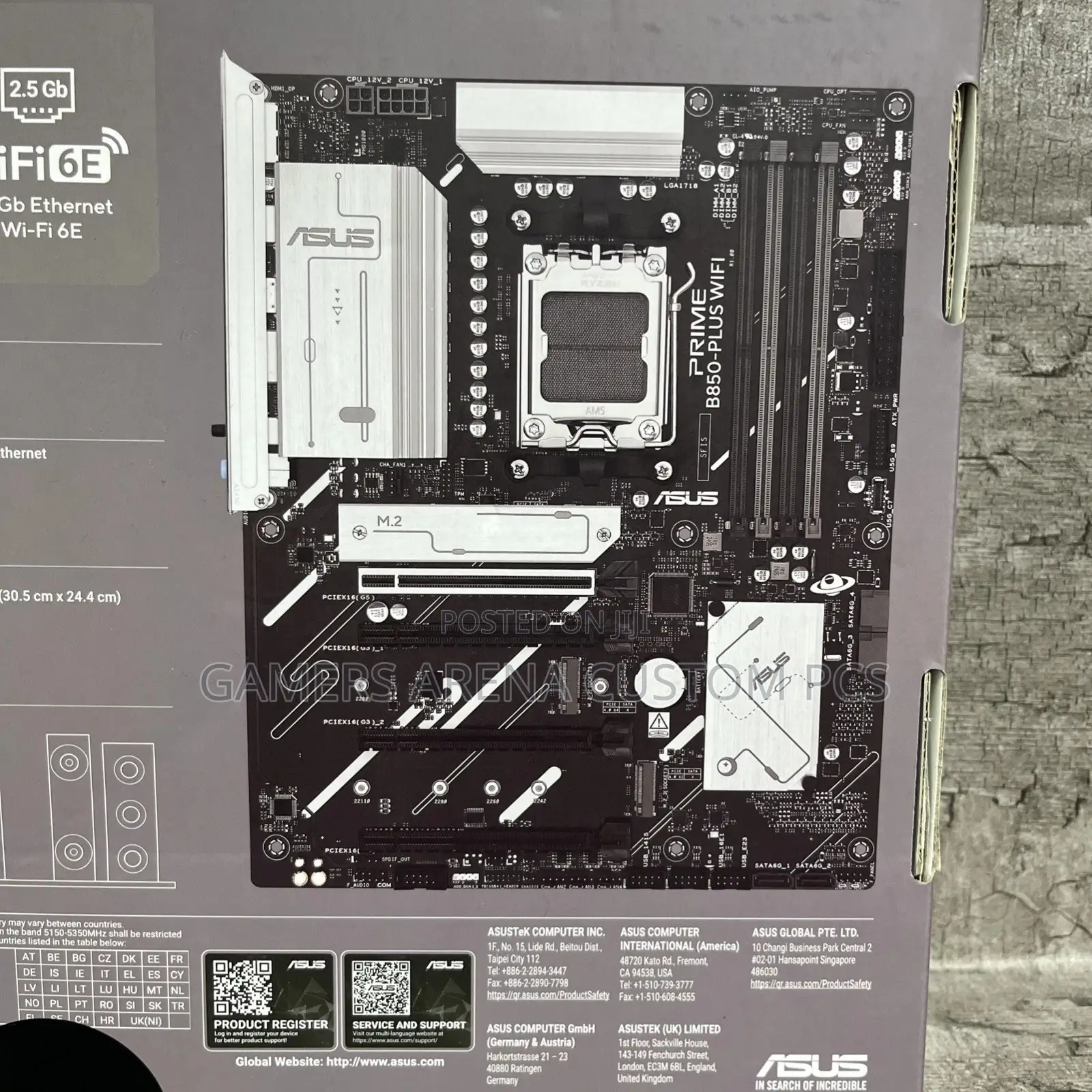 Asus Prime B850-Plus Wifi Amd Am5 Atx Gaming Motherboard