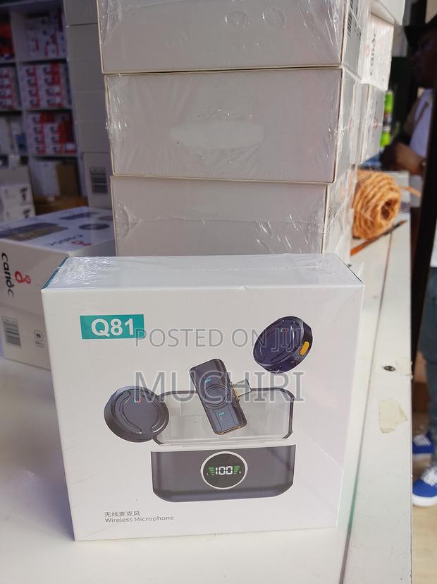 Q81 Wireless Button Mic for Recording Streaming - main view