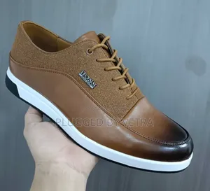 Hugo Boss Casuals in "Brown,Black and Coffee" With White Mid-Sole.