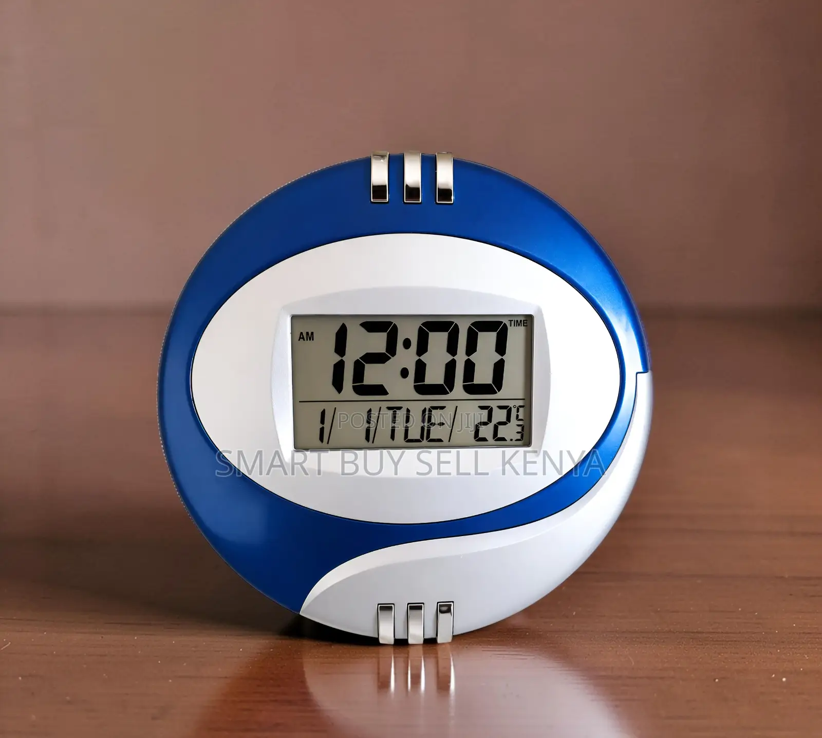 Alarm Thermometer LCD Display Table and Wall Mount Digital Clock
