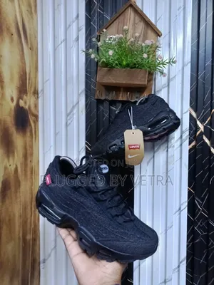Levi X Airmax 95 Og Sneakers in "Black Red" Colourway.
