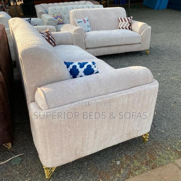 Quality Beige 2 Seater Sofa - thumbnail 2
