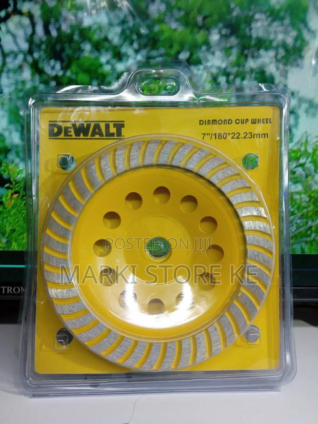 7"Terrazzo Disk/Diamond Cup Wheel
