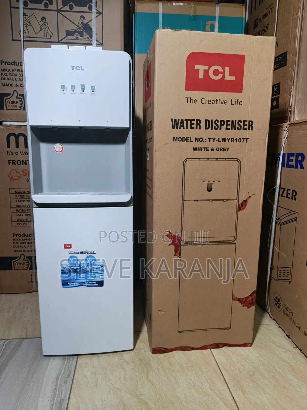 TCL Bottom Loading Water Dispenser With Compressor