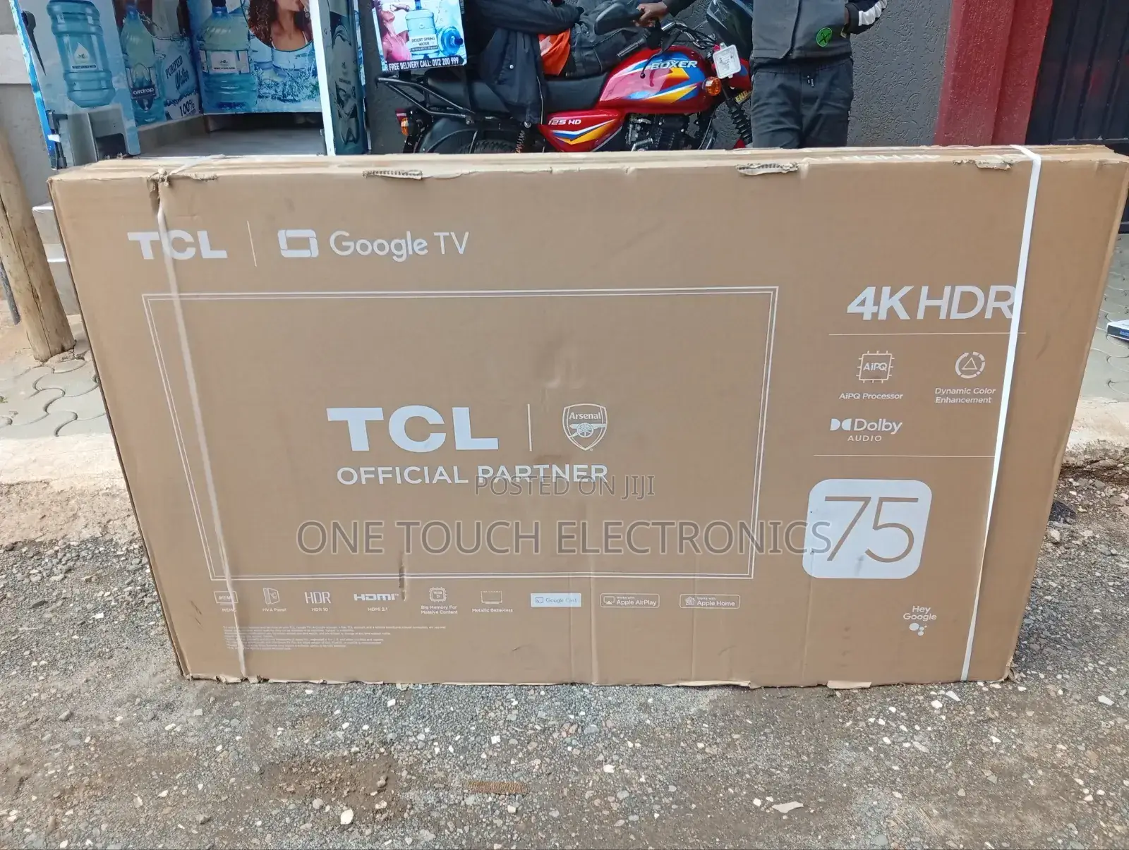 TCL 75′′ 75v6d Google HDR TV