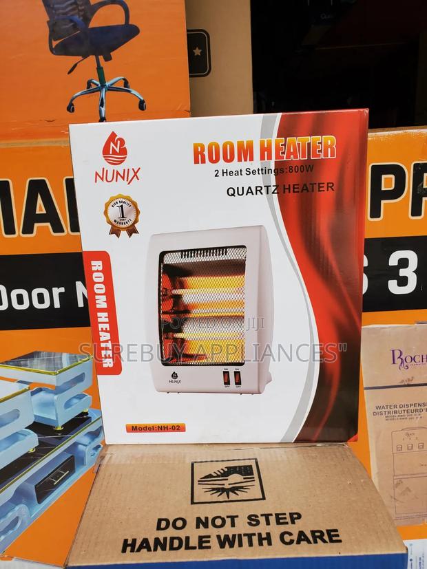 Nunix Nh-02 Compact Quartz Heater With Dual Heat Settings