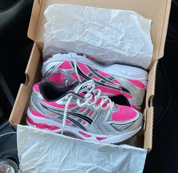 Asics Comfort Sneakers in "Pink,Silver,Black and White Colourway"