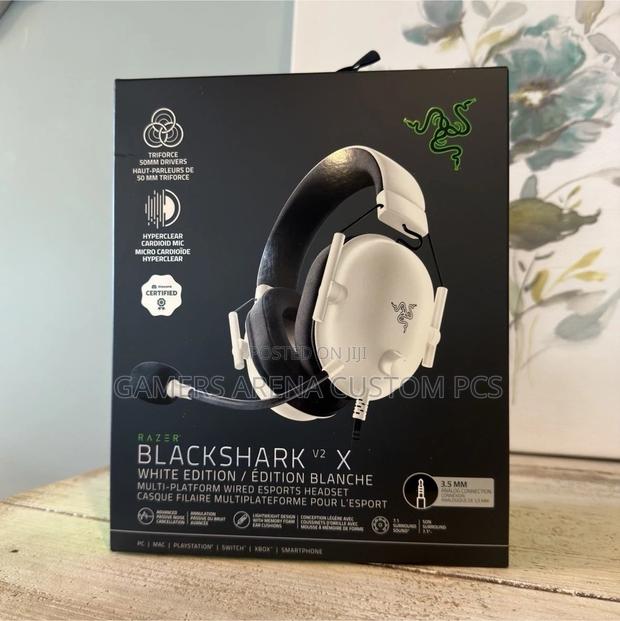 Razer Blackshark V2 X White Edition Wired Gaming Headset 7.1 Surround - thumbnail 2