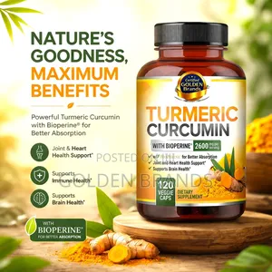 Turmeric Curcumin 2400mg +Bioperine Black Pepper Extract for Joint 120