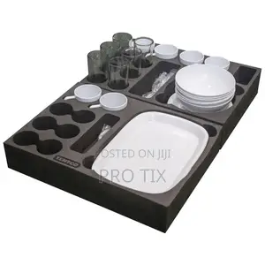 Ammo Box Dinner Set 6pc Abs Camping Tableware Kit Ca107