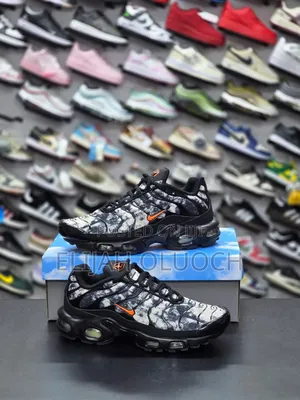 Nike Air Max Plus "Black Orange Camo" Sneakers