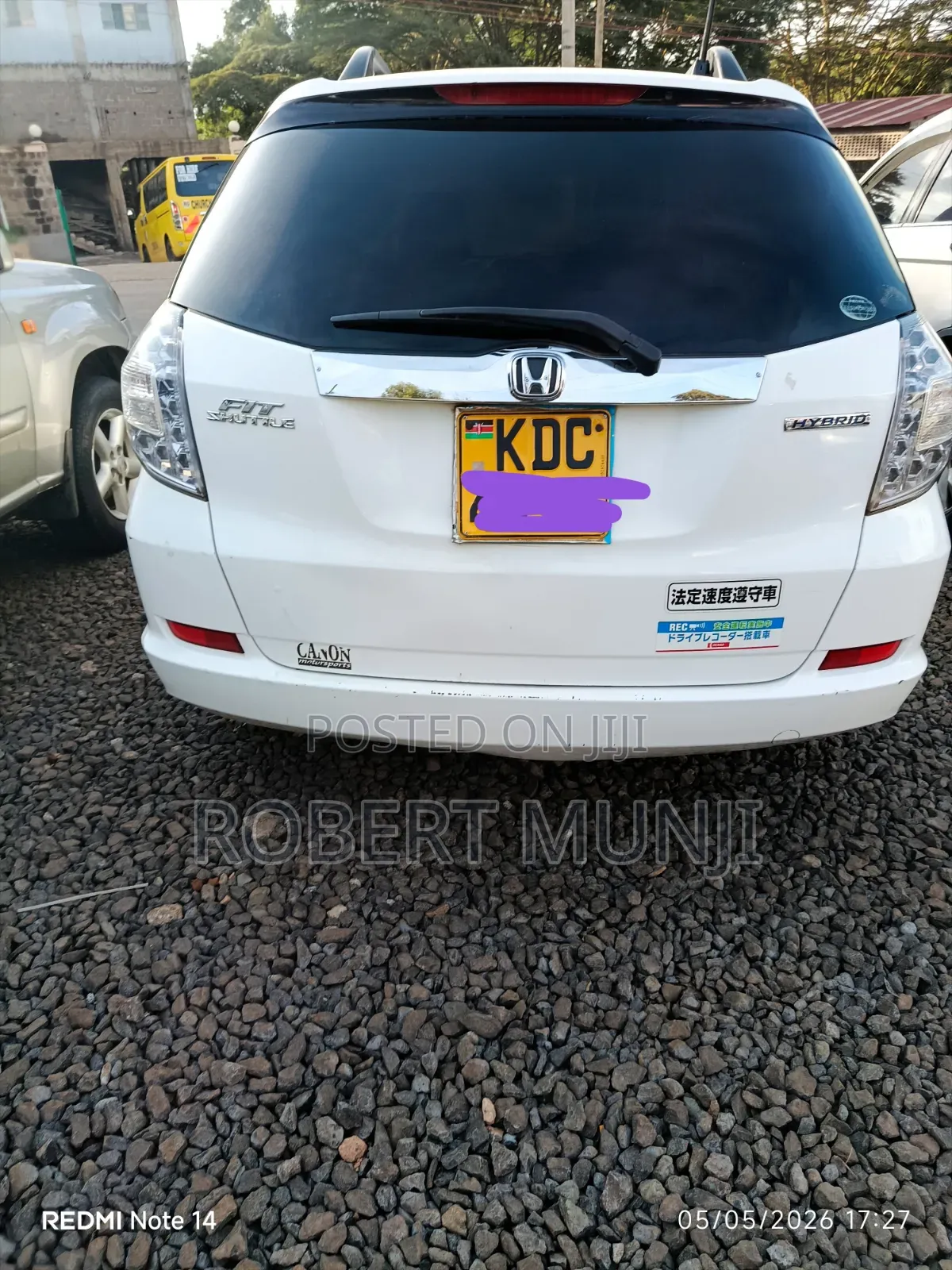 Honda Fit Shuttle 1.3 Hybrid 2WD 2013 White