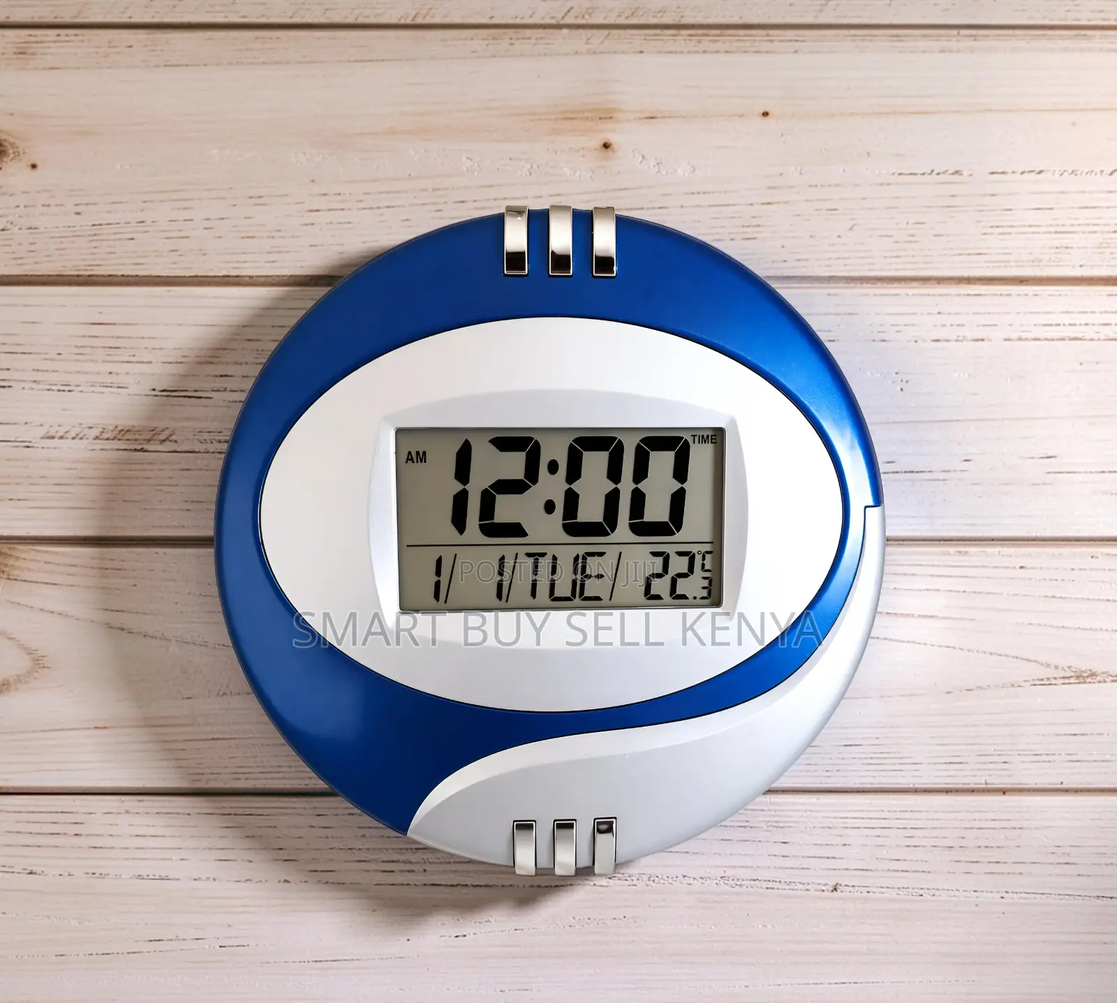 Clear Numbers LCD Alarm Table and Wall Mount Digital Clock