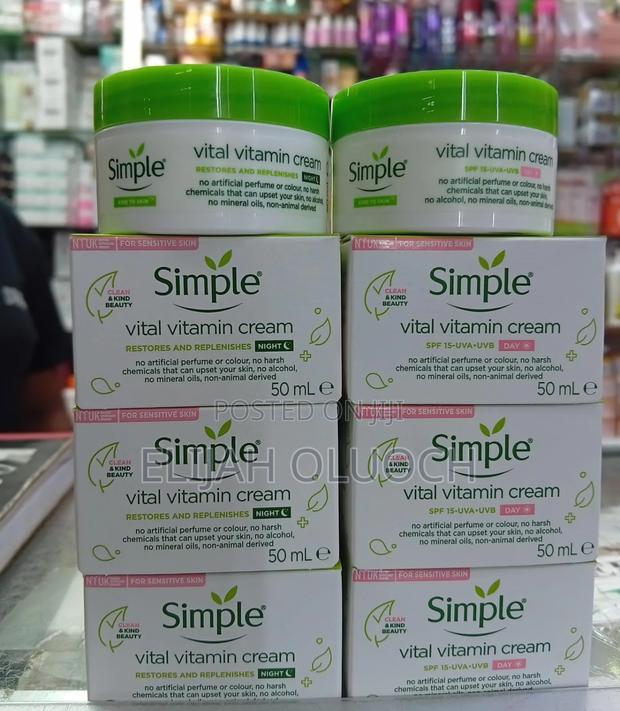 Simple Vital Vitamin Night Cream - main view