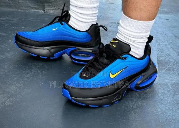 Nike Portal Blue-Black Comfortable Sneaker(Unisex) - thumbnail 2