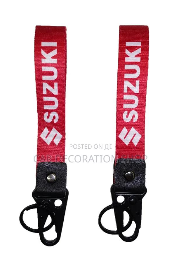 2pc Suzuki Embroidered Key Chain Tags