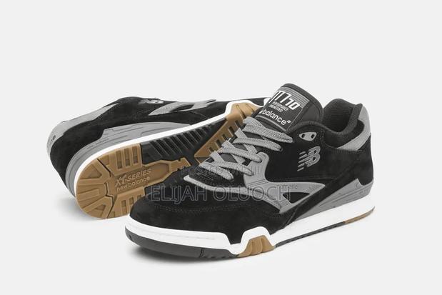New Balance Numeric 770 Shoes in Black and Grey.