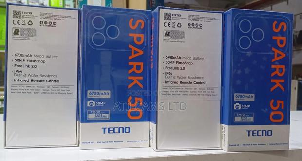 New Tecno Spark 50 128 GB
