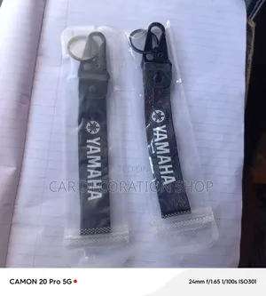 2pcs Yamaha Embroidered Key Holdertags