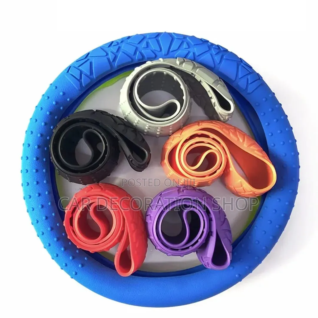 High Quality Silicone Soft Grip Steering Wheel Cover Universal Fit