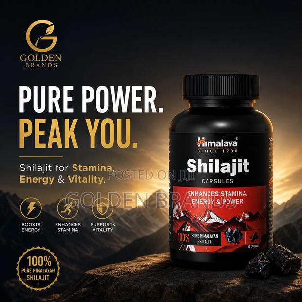 100% Himalayan Shilajit, Boost Energy, Stamina Testosterone 60 Pieces