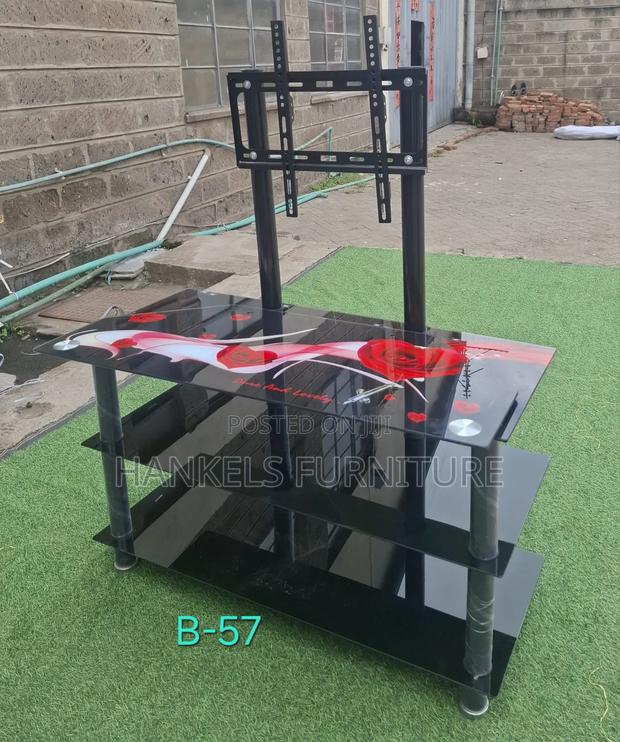 Tampered Glass Tv Stand - main view