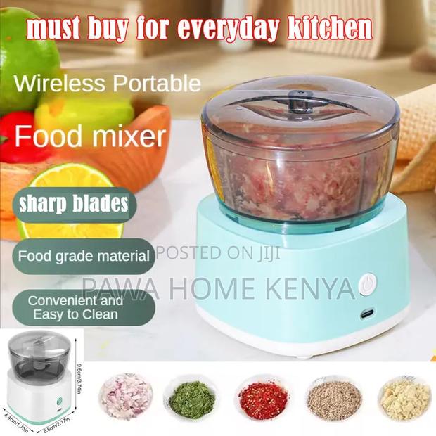 Rechargeable 2 in 1 Food Processor Food Chopper - thumbnail 4
