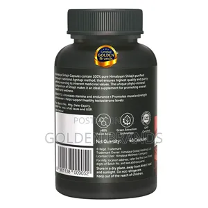 100% Himalayan Shilajit, Boost Energy, Stamina Testosterone 60 Pieces