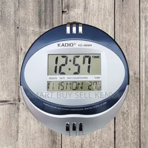 Dual Display LCD Alarm Table and Wall Mount Digital Clock