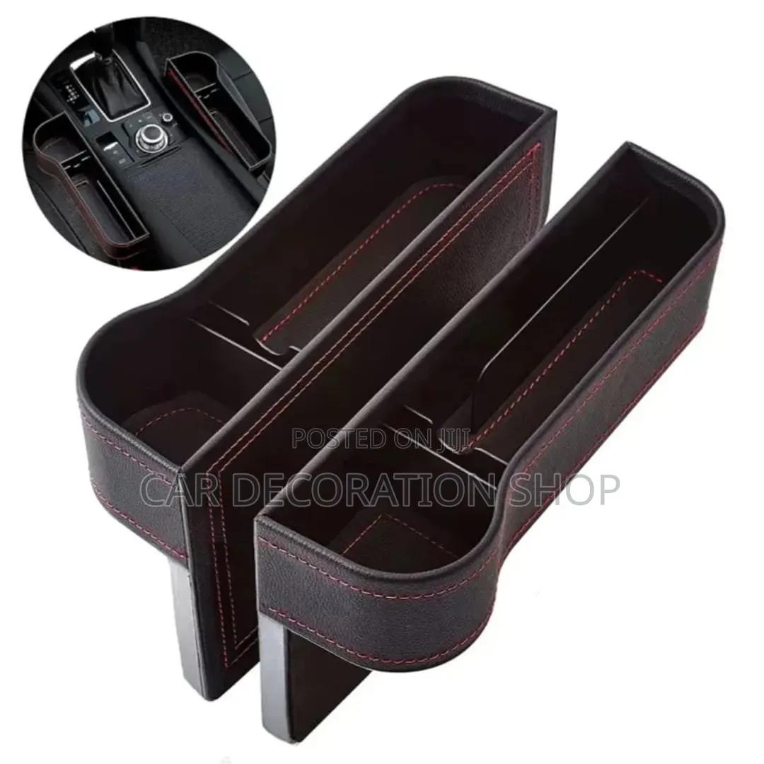 1pc Seat Gap Filler With Integrated Cup Holder and Phone