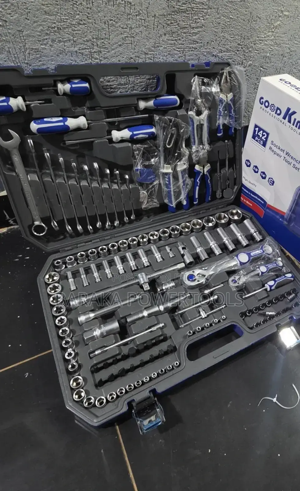 Goodking 142pcs Spanner Set
